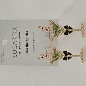 SUGARFIX BY BAUBLEBAR PASS THE SPIRITS GLOW IN THE DARK EARRINGS